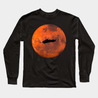 Tesla Roadster in Space Long Sleeve T-Shirt